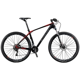 SAVADECK Mountain Bike SAVADECK DECK2.0 Mountain bike in fibra di carbonio, MTB 26" / 27, 5" / 29"Bicicletta da montagna con coda rigida completa a 27 velocità con gruppo M2000 (Nero rosso, 29 * 15)