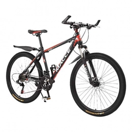 SEESEE.U Mountain Bike SEESEE.U Mountain Bike Pieghevole 26 Pollici, Bicicletta MTB, Mountain Bike Hardtail con Sedile Regolabile, 6 Raggi 24 velocità Freno a Disco Sospensione Completa Bicicletta con Telaio in Acciaio ad