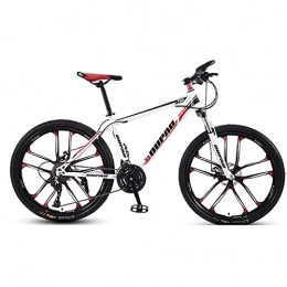 SFSGH Mountain Bike SFSGH Mountain Bike, Bicicletta Fuoristrada per Adulti 24 Pollici 21 / 24 / 27 velocità, velocità variabile, Assorbimento degli Urti, Studenti Adolescenti, Uomini e Donne, Ciclismo Sportivo,