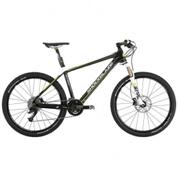 SHOCKBLAZE Mountain Bike SHOCKBLAZE KRS Elite - Bicicletta da Uomo, 26", Mountain Bike, Hardtail, Telaio in Carbonio, SRAM X9, 20 Marce, Uomo, 450 mm