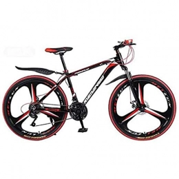 SKSNB Mountain Bike SKSNB 27 velocità 26 Pollici Offroad Mountain Bike Bicycle, Acciaio al Carbonio e Telaio in Lega di Alluminio, Freno a Doppio Disco, PVC e Tutti i Pedali in Alluminio