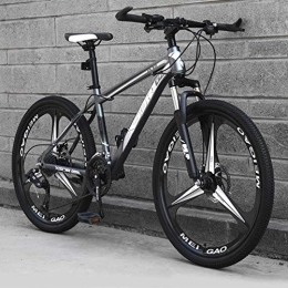 Relaxbx Mountain Bike Sospensione Anteriore Mountain Bike Freno a Disco Meccanico orientabile a 21 velocità con Telaio in Acciaio al Carbonio, A, 26 Pollici