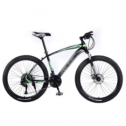 T-Day Mountain Bike T-Day Mountain Bike Bicicletta MTB Mountain Bike 26 in Ruote in Lega di Alluminio 21 / 24 / 27 velocità Gear System Dual Disc Freno A Disco Bicicletta per Adulti per Uomo Donna(Size:24 Speed, Color:Verde)