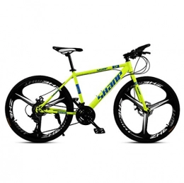 Tbagem-Yjr Bici Tbagem-Yjr Bicicletta A velocità Variabile, Città Mountain Road Ciclismo Bicicletta 26 Pollici Ruota for Adulti (Color : Yellow, Size : 21 Speed)