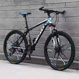 Tbagem-Yjr Bici Tbagem-Yjr Equitazione Smorzamento Mountain Bike, 26 Pollici Bicicletta della Strada for Adulti Sport Tempo (Color : Black Blue, Size : 21 Speed)