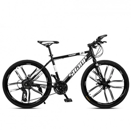 Tbagem-Yjr Bici Tbagem-Yjr Mountain Bike da 26 Pollici, Bicicletta Fuoristrada A velocità Variabile in Acciaio al Carbonio (Color : Black, Size : 30 Speed)