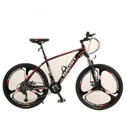 Tbagem-Yjr Bici Tbagem-Yjr Mountain Bike della Bicicletta City Road, Freno A Doppio Disco A velocità Variabile Freestyle BMX (Color : Red, Size : 30 Speed)