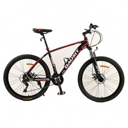 Tbagem-Yjr Bici Tbagem-Yjr Ruote da 26 Pollici Road Bike, Biciclette Doppio Freno A Disco Doppia della Sospensione della Bici di Montagna (Color : Black Red, Size : 30 Speed)