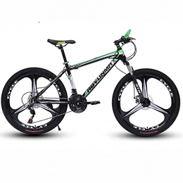 TBNB Mountain Bike TBNB Mountain Bike da 24 / 26 Pollici per Uomini e Donne Adulti, Bicicletta da Strada, forcelle Ammortizzate e Freni a Disco, 21-30 velocità opzionali, Multicolore (Verde 26 pollici / 27 velocità)