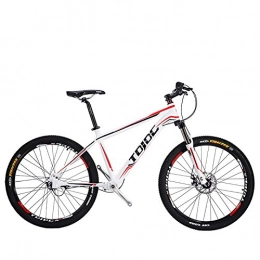 TDJDC Bici TDJDC Explorer300 di alta qualità No-chain 3 Gear Mountain Bike, bici sportiva, guida su albero bicicletta, telaio in lega di alluminio MTB, 26 × 17.5" (Bianca)