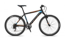 Tecnobike Mountain Bike Tecnobike - NSR Special Collection - Adventure 27, 5 - Telaio in Alluminio High Performance - Shimano 21 velocità / Speed -Nero / Arancio - Size XS (35cm)