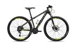 Tecnobike Mountain Bike Tecnobike NSR X.PRO Hardtail 29' Alluminium High Performance - all Around MTB - Shimano 27 Speed - Antracite / Lime - Small Frame Size