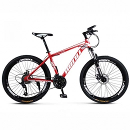 Tochange Bici Tochange Adulti Mountain Bike, 26 Pollici Ruote Steel-Alto tenore di Carbonio Telaio Rigido Coda Bike, Biciclette Doppio Freno a Disco Spiaggia Neve, Uomo Donna General Purpose, B, 27 Speed