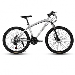 tools Mountain Bike TOOLS Mountain Bike Bici da Strada Mountain Bike MTB della Bici Adulta della Strada Biciclette for Uomini e Donne 26in Ruote Regolabile velocità Doppio Freno a Disco (Color : Gray, Size : 21 Speed)