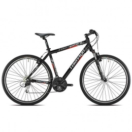 TORPADO Mountain Bike TORPADO Bici Trekking T820 Sportage Cross 28'' Nero 3x8 Vel - Taglia 48 (Trekking)