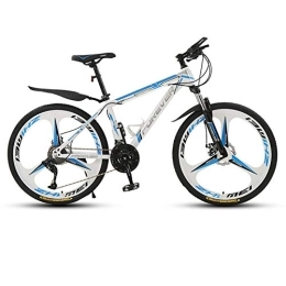 TRGCJGH Mountain Bike TRGCJGH Mountain Bike da Uomo Mountain Bike Hardtail in Acciaio al Carbonio Bici da Montagna con Sedile Regolabile A Sospensione Anteriore, C-26inch21speed