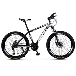 TRGCJGH Mountain Bike TRGCJGH Mountain Bike per Adulto Mountain Bike Hardtail da 26 Pollici con Freno A Doppio Disco da Uomo Sedile Regolabile per Bicicletta Telaio in Acciaio al Carbonio, E-21speed