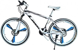 TTZY Bici TTZY Mountain Bike Student Bicicletta Doppio Disco Freno Velocità Cambiamento Mountain Bike Uomo e Donne Adulto Auto - Tutti Bianco-Tre Cutter Wheel_21 Velocità 7-10 SHIYUE