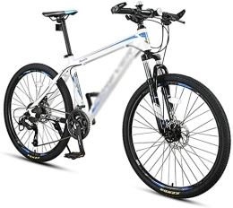 UYHF Mountain Bike UYHF Mountain Bike con Ruote da 26 Pollici 24 velocità MTB a Doppia Sospensione con Forcella Anteriore Ammortizzante per Sentieri, Sentieri E Montagne White-27 inch