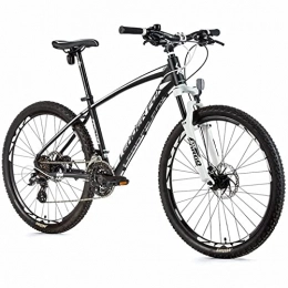 Leader Fox Mountain Bike Velo 26 Leader Fox Factor 2022 - Musccolare MTB 26 Leader Fox Factor 2022, telaio in alluminio da 16 pollici, taglia adulto, 160 - 168 cm, colore: nero opaco