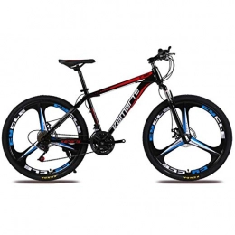 WDLY Mountain Bike WDLY Bicicletta Pieghevole A velocità Variabile Mountain Bike 21 velocità della Bici di Montagna Doppia Anteriore E Posteriore Freni Uomini E Donne Adulti Bambini Biciclette, Nero, 24inch