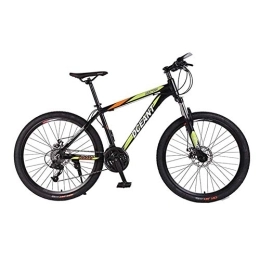 WEHOLY Mountain Bike WEHOLY Bicicletta da Uomo 'Mountain Bike, Ruote a Raggi da 17' con Telaio in Acciaio, Ammortizzatore Posteriore Completamente Regolabile a 21 velocità, Verde