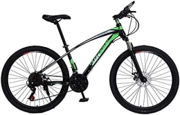 JYTFZD Mountain Bike WENHAO Adulto da 26 pollici Studenti for adulti Mountain bike, for 21 velocità Doppio disco Brake Brycle Bicycle Uomo Guida in acciaio carbonio Cornice da corsa in acciaio carbonio, for ambiente urban