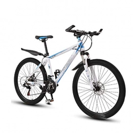 WGXY Mountain Bike WGXY Bicicletta, Mountain Bike, Ultra-Large Ultra-Wide, 26 Pollici 21 / 24 / 27 Speed Bike, Uomini Donne Studente a velocità variabile, Bicicletta MTB, Bianca, 24speed26inch