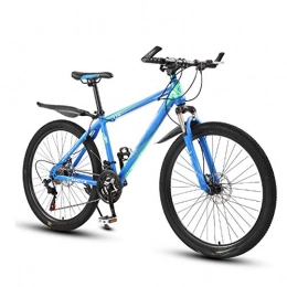 WGXY Mountain Bike WGXY Bicicletta, Mountain Bike, Ultra-Large Ultra-Wide, 26 Pollici 21 / 24 / 27 Speed Bike, Uomini Donne Studente a velocità variabile, Bicicletta MTB, Blu, 24speed26inch