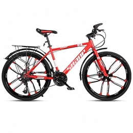 WJJ Mountain Bike WJJ Mountain Bike Bici da Strada Mountain Bike Bici Adulta Strada Biciclette Mountain Bike MTB velocità Regolabile for Uomini e Donne 26in Ruote Doppio Freno a Disco Mountain Bike Bici da Strada