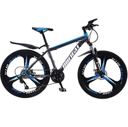 WJSW Mountain Bike WJSW Ammortizzatore Fuoristrada MTB da Uomo - Hardtail Mountain Bikes Pendolare City Hardtail Bike (Colore: Nero Blu, Dimensione: 21 velocità)