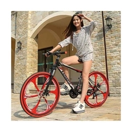 WJSW Mountain Bike WJSW Mountain Bike in Acciaio ad Alto tenore di Carbonio da 26 Pollici - Bicicletta da Città Hardtail per pendolari a 27 velocità (Colore: C)