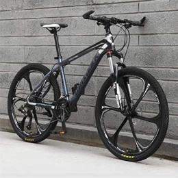 WJSW Mountain Bike WJSW Mountain Bike per Adulti 26 Pollici City Road Bicycle, Mens MTB Sports Leisure (Colore: Black Ash, Dimensioni: 24 velocità)