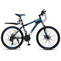 WLWLEO Bici WLWLEO 24" / 26" Mountain Bike per Teen Mens Donne di età Doppio Freno a Disco Bicicletta Biciclette Offroad Mountain 24 / 27 / 30 velocità velocità variabile Ammortizzante Bike, A, 24" 24 Speed