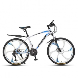 WLWLEO Bici WLWLEO 26 Biciclette inch 27-velocità Montagna Doppio Freno a Disco Hardtail Mountain Bike all Terrain Bicicletta della Montagna per la Mens Signore Adulto, Sedile Regolabile, A, 26" 21 Speed