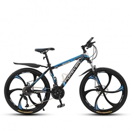 WLWLEO Mountain Bike WLWLEO Mens Mountain Bike 26 Pollici Sospensione Anteriore Mountain Bike MTB Bicicletta della Montagna con Seat Regolabile Ammortizzante Road Bike, C, 26" 24 Speed