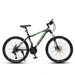 WLWLEO Bici WLWLEO Mountain Bike da 26 Pollici per Adulti Biciclette da Uomo Telaio in Acciaio ad Alto tenore di Carbonio Leggero, Sistema frenante a Doppio Disco, Bicicletta a velocità variabile, B, 26" 27 Speed