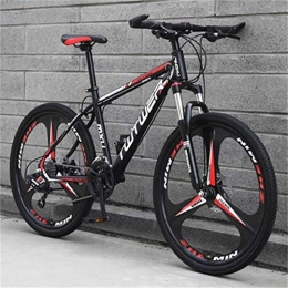 WND Mountain Bike WND Bicicletta da Montagna per Adulti off Road Speed ​​Road Auto Sportiva Studenti e Studenti di Sesso Femminile Corsa Leggera, Nero Rosso, 21 velocità