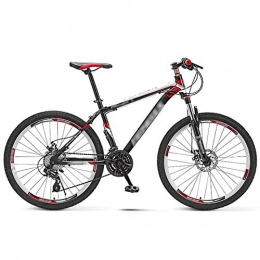 WPW Bici WPW Mountain Bike da Uomo con Ruote da 26 Pollici, Telaio da 19 Pollici a 21 velocità, Bicicletta Ammortizzante Fuoristrada MTB Regolabile (Color : Rosso, Taglia : 26inches)