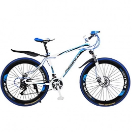 WXX Mountain Bike WXX 350W 26 Pollici a velocit variabile Mountain Bike Lega a Doppio Freno a Disco Shock Absorptionmale E Adulta Alluminio off-Roadbicycle, Blu, 21 Speed