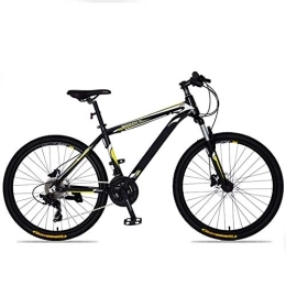 WYBD.Y Bici WYBD.Y Alta qualità Mountain Bike 30 Lega di Alluminio Biciclette da Corsa in Montagna All'aperto, Freno A Disco, Forcella Ammortizzata, Giallo