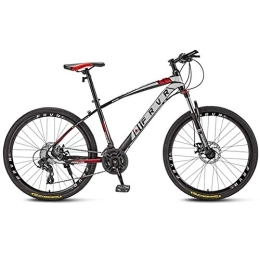 WYBD.Y Mountain Bike WYBD.Y MTB Studente 27 24 Pollici, Alta qualità Mountain Bike Hardtail Sospensioni Anteriori Freni A Disco Meccanici, Rosso