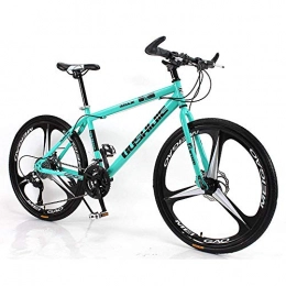 XHCP Mountain Bike XHCP Mountain Bike, Bici in Acciaio al Carbonio a Una Ruota, 26 Pollici Maschio e Femmina Bici per Studenti a velocità variabile Ammortizzante, 21 / 24 / 27 / 30 velocità Coppia Mountain Bike, MTB, Ver