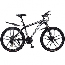 XIAOFEI Mountain Bike XIAOFEI Mountain Bike, Biciclette per Adulti E Maschili velocità Variabile off Road Racing, Forcella Anteriore Ammortizzante 24 / 26 Pollici, Telaio Addensat, C5, 26 21S