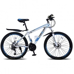 XIXIA Mountain Bike XiXia X Mountain Bike Ammortizzatore Forcella Anteriore Doppio Disco Freno Bicicletta a Raggi Ruota Telaio in Acciaio Uomini e Donne Studenti 24 velocit 26 Pollici