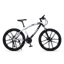 XUDAN Mountain Bike XUDAN Bicicletta Mountain Bike, Bici da Corsa Full-Suspension da 24 / 26 Pollici 24 / 27 / 30 velocità, Freni A Doppio Disco, Telaio in Acciaio Carbonio, Bici da Esterno Adulti velocità Sensibile