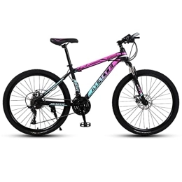 XUDAN Mountain Bike XUDAN Bicicletta Mountain Bike, Freni A Doppio Disco da 24 / 26 Pollici, Facili da Montare, Cambio di velocità Sensibile, Pneumatici Addensati Assorbimento degli Urti 24 / 27Velocità