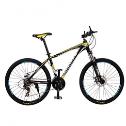 XWDQ Mountain Bike XWDQ Mountain Bike in Lega di Alluminio 21 velocità 27 velocità 30 velocità Mountain Bike Bicicletta da Mountain Bike, Yellow, 27speed