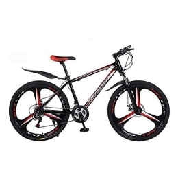 XYSQWZ Mountain Bike XYSQWZ 26 Pollici Mountain Bike Bicicletta Acciaio al Carbonio Ad Alto Tenore di E Telaio in Lega Alluminio Doppio Freno A Disco PVC Tutti I Pedali per Il Viaggio All'aperto