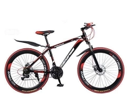 XYSQWZ Mountain Bike XYSQWZ 26 Pollici Mountain Bike PVC E Tutti I Pedali in Alluminio Impugnatura Gomma Telaio Lega di Acciaio Ad Alto Tenore Carbonio Freno A Doppio Disco per Viaggi All'aperto